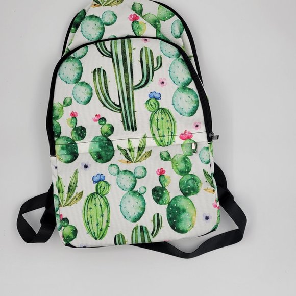 Cactus Backpack Casual Strong School Bookbag, backpack main image 6